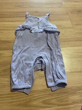Carter's Light Purple Textured Baby Romper